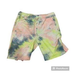 Boys Blue Crown Swim Shorts sz L